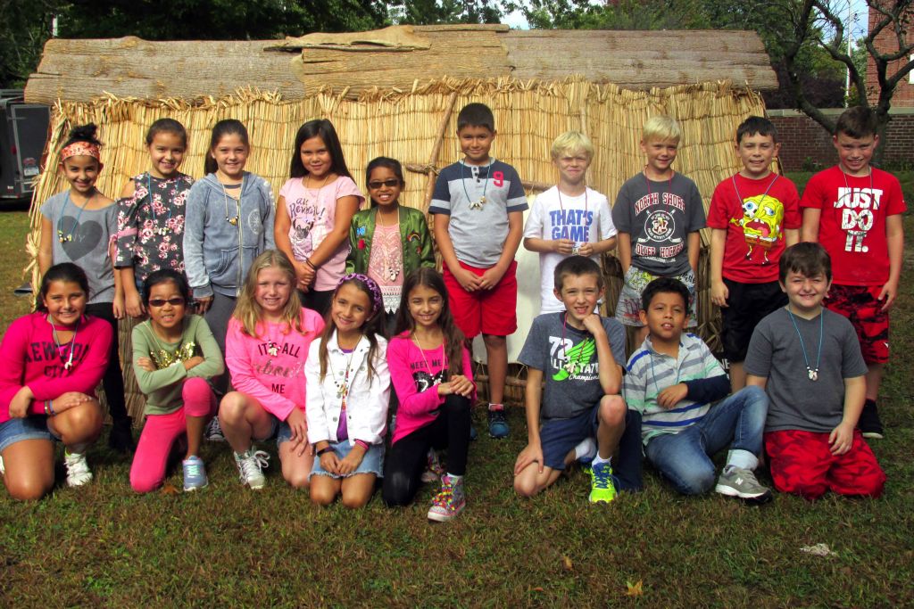 students with tipi 